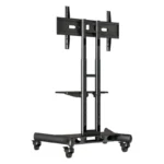 ATDEC MOBILE CART FOR LARGE DISPLAYS UP TO 75KG, H/ADJ, VESA UP TO 800X400, 10 YR WTY - Image 4