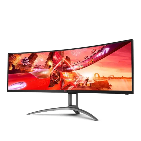 AGON 49" (16:9) CURVE 5K LED, 1MS, 165HZ, HDMI(2), DP, USB-C, SPKR, H/ADJ, 3YR - Image 2