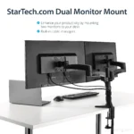 StarTech Articulating Dual Monitor Arm 5 Yr Wty - Image 2