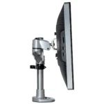 STARTECH Desk Mount Monitor Arm - VESA or Apple iMac/Thunderbolt or Ultrawide Display up to 49" (30.9lb/14kg) - Articulating Height Adjustable Single Desktop Monitor Pole Mount SILVER, 10YR - Image 4