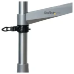 STARTECH Desk Mount Monitor Arm - VESA or Apple iMac/Thunderbolt or Ultrawide Display up to 49" (30.9lb/14kg) - Articulating Height Adjustable Single Desktop Monitor Pole Mount SILVER, 10YR - Image 6