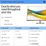 HP SERIES 5 27" MONITOR(B11W6AT) - Image 3