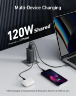 ANKER GANPRIME 120W 3-PORT WALL CHARGER - Image 4