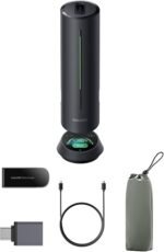 INSTA360 WAVE PRO SPEAKER PHONE, AI TRANSCRIPT, 3D MIC, TOUCH PANEL, (BLACK), 1YR