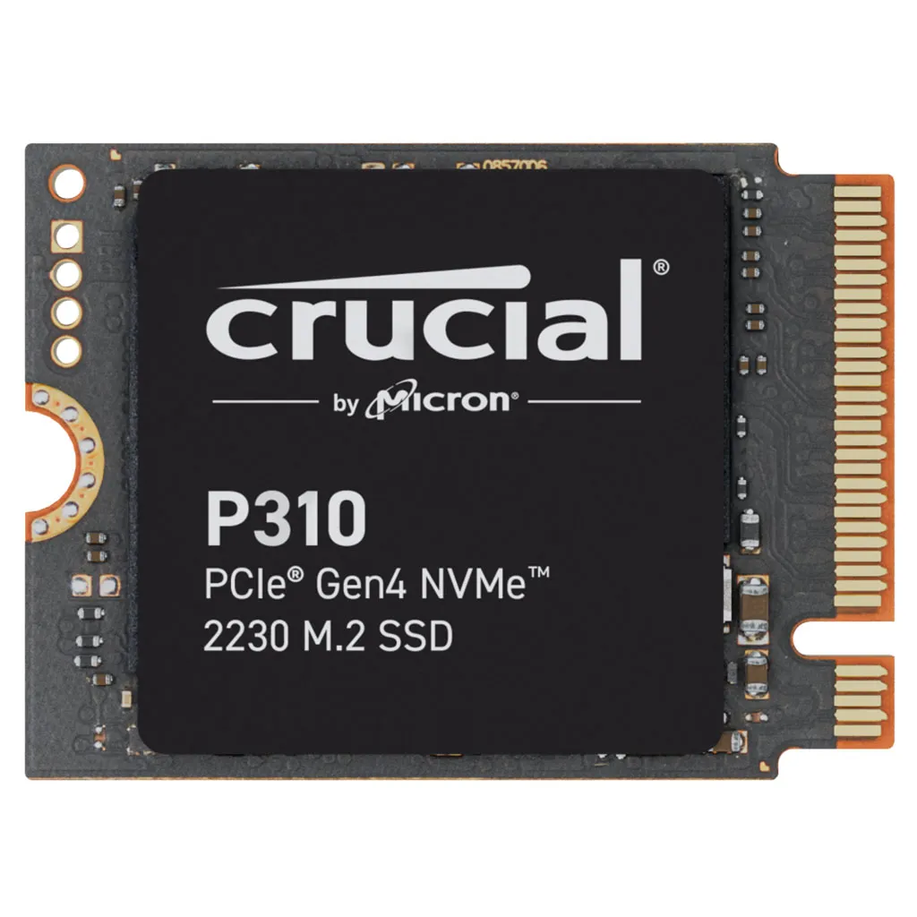 CRUCIAL P310 1TB, M.2 INTERNAL NVMe 2230 PCIe4 SSD, 7100R/6000W MB/s, 5YR WTY