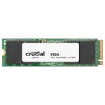 CRUCIAL E100 2TB, M.2 INTERNAL NVMe PCIe4 SSD, 5000R/4500W MB/s, 3YR WTY