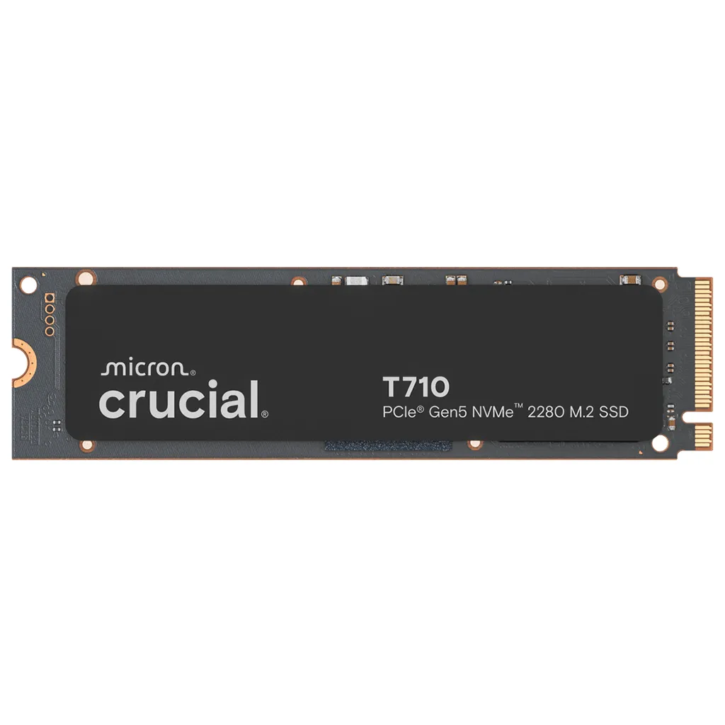 CRUCIAL T710 2TB, M.2 INTERNAL NVMe PCIe5 NVMe SSD, 14500R/13800W MB/s, 5YR WTY