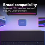 CRUCIAL X10 2TB PORTABLE USB-C SSD, UP TO 2100MB/s R/W, BLUE, 3YR WTY - Image 3