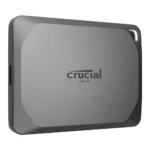 CRUCIAL X9 PRO 2TB PORTABLE USB-C SSD, UP TO 1050MB/s R/W, SILVER, 5YR WTY