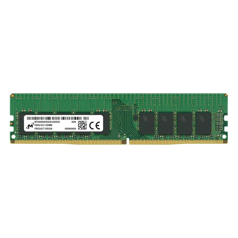 MICRON 16GB DDR4 ECC UDIMM MEMORY, PC4-25600, 3200MHz, SRx8, 3YR WTY