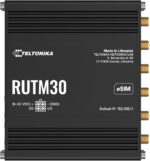 Teltonika RUTM30 Compact 5G Router, 4G LTE Cat19, Dual SIM, eSIM, Wi-Fi 5, 2x Ethernet Ports, Multiple VPNs