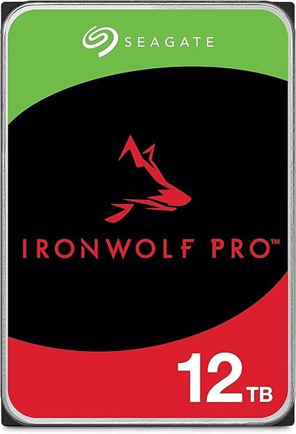ST12000NT001 SEAGATE IRONWOLF PRO NAS 12TB, 3.5" SATA HARD DRIVE, 5YR WTY - Image 1