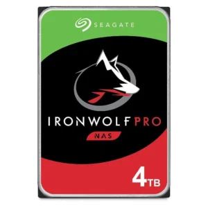 SEAGATE IRONWOLF PRO NAS 4TB, 3.5" SATA HARD DRIVE-ST4000NT001