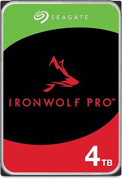 ST4000NT001 SEAGATE IRONWOLF PRO NAS 4TB, 3.5" SATA HARD DRIVE, 5YR WTY - Image 1