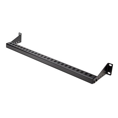 STARTECH 1U HORIZONTAL CABLE MANAGEMENT BAR, ADJ DEPTH, RACK-MOUNT BAR 2YR -12S-CABLE-LACING-BAR