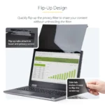 StarTech Flip-Up Privacy Screen for 16" 16:10 Laptop(16LT6-PRIVACY-SCREEN) - Image 9