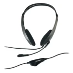 Verbatim Multimedia Headset with Microphone - 3.5mm Jack, Wide Frequency Stereo, 40mm Drivers, Comfortable Ergonomic Fit, Adjustable - Image 3
