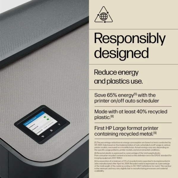 HP DESIGNJET T230 24 INCH PRINTER (DOES NOT INCLUDE STAND, ROLL COVER, AUTO SHEET FEEDER) - Image 5