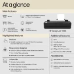 HP DESIGNJET T230 24 INCH PRINTER (DOES NOT INCLUDE STAND, ROLL COVER, AUTO SHEET FEEDER) - Image 10