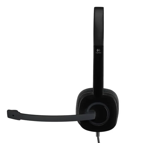 Logitech H151 Stereo Headset Light Weight Adjustable Headphones with Microphone 3.5mm jack In-line audio controls Noise-cancelling (981-000587) - Image 3