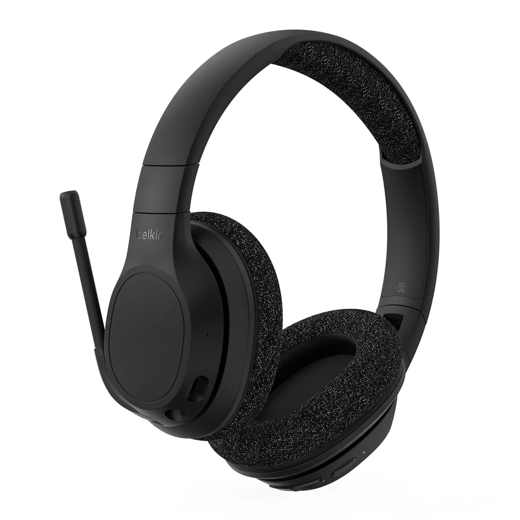 Belkin SoundForm Adapt Wireless Over-The-Ear Headset, 2Years Warranty - AUD005btBLK