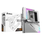 Gigabyte B650E AORUS STEALTH ICE AMD AM5 ATX Motherboard 4x DDR5~256GB,1x PCIe x16, 3x M.2, 4x SATA 6, 8x USB 3.2, 1x USB-C, 4x USB 2.0
