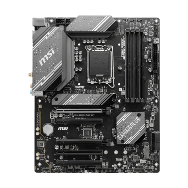 MSI B760 Gaming Plus WiFi LGA 1700 ATX Motherboard (B760 GAMING PLUS WIFI) - Image 3