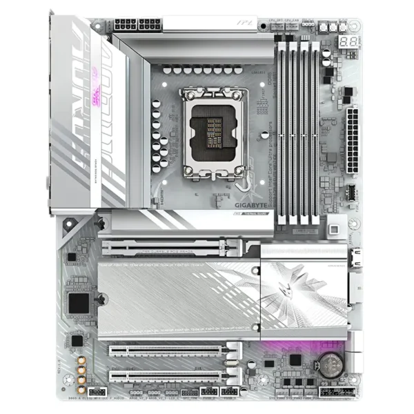 Gigabyte B860 Aorus Elite WiFi7 Ice LGA 1851 ATX Motherboard (B860 A ELITE WF7 ICE) - Image 2