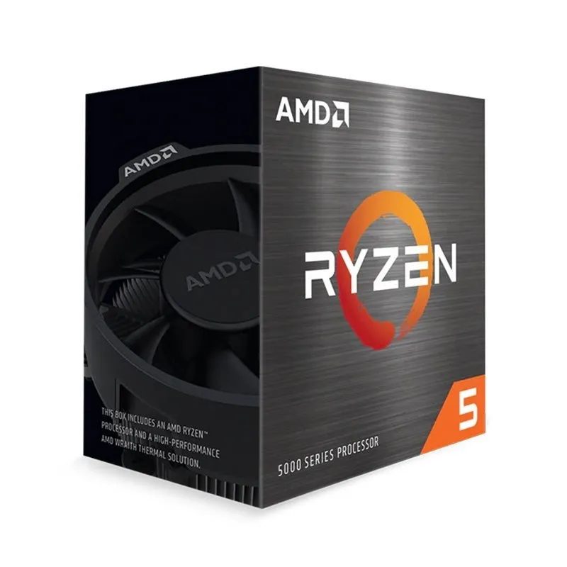 AMD Ryzen 5 5500, 6-Core/12 Threads UNLOCKED, Max Freq 4.20GHz, 19MB Cache Socket AM4 65W, With Wraith Stealth cooler (RYZEN5000)(AMDCPU)