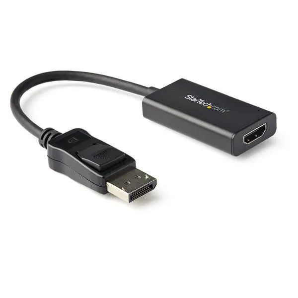 STARTECH DP 1.4 TO HDMI 2.0B ADAPTER, HDR, 4K 60GHZ, BLACK, 3YR