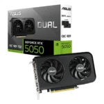 Asus Dual GeForce RTX 5050 8GB GDDR6 OC Graphics Card (DUAL-RTX5050-O8G)