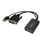 STARTECH DVI-D TO DP ADAPTER, USB POWER, 2YR