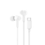 Belkin SoundForm USB-C Wired Earbuds - White (G3H0002FQWHV2), Adjustable Volume Limiter, IPX5-Rated, 10mm Drivers, Tangle-Free, 2 Years Warranty