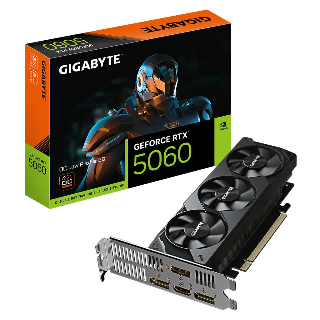 Gigabyte GeForce RTX 5060 OC Low Profile 8GB Video Card (GV-N5060OC-8GL)