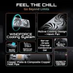 Gigabyte GeForce RTXâ„¢ 5060 Ti EAGLE OC 8G, 2617 MHz, CUDA TBD, 28 Gbps, GDDR7, 128 bit, PCI-E 5.0, PSU 650W, DisplayPort 2.1b *3 HDMI 2.1b *1 - Image 4