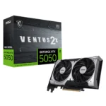 MSI GeForce RTX 5050 8G Ventus 2X OC Graphics Card (GeForce RTX 5050 8G VENTUS 2X OC)