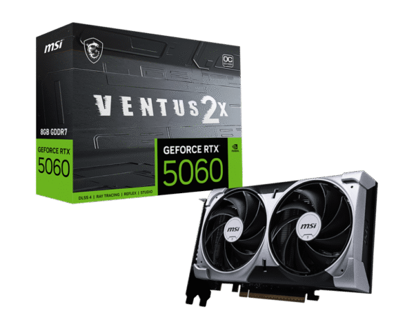 MSI GeForce RTX 5060 8G Ventus 2X OC Graphics Card (GeForce RTX 5060 8G VENTUS 2X OC) - Image 5