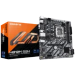 GIGABYTE (H810M S2H) Intel Core Ultra (Series 2) LGA 1851 Motherboard, mATX, DDR5, 1x M.2, PCIe 4.0, USB 3.2 Gen1, 1GbE LAN, EZ-Latch 