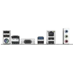 GIGABYTE (H810M S2H) Intel Core Ultra (Series 2) LGA 1851 Motherboard, mATX, DDR5, 1x M.2, PCIe 4.0, USB 3.2 Gen1, 1GbE LAN, EZ-Latch  - Image 4