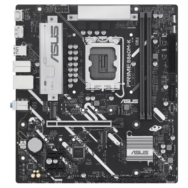 ASUS PRIME B860M-K-CSM Intel LGA1851 Motherboard(System Build Only Non Retail Pack)-PRIME B860M-K-CSM SI - Image 2
