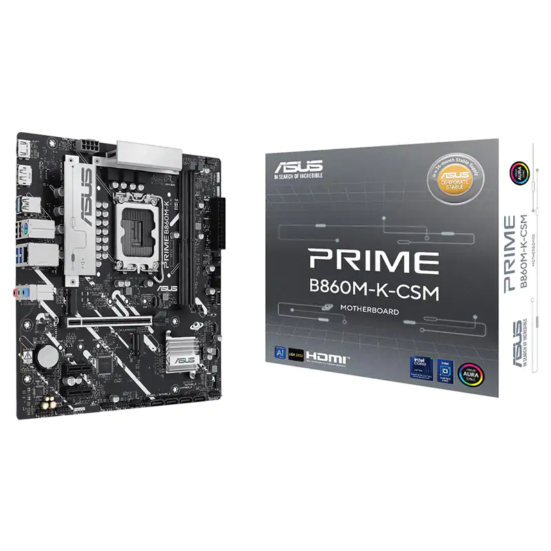 ASUS PRIME B860M-K-CSM Intel LGA1851 Motherboard(System Build Only Non Retail Pack)-PRIME B860M-K-CSM SI