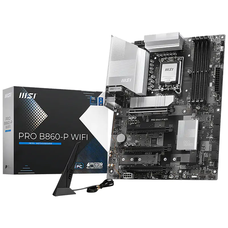 MSI PRO B860-P WIFI LGA 1851 DDR5 ATX Motherboard (PRO B860-P WIFI)
