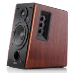 Edifier R1700BT Bluetooth Lifestyle Bookshelf Studio Speakers Brown - BT/Dual 3.5mm AUX/Limited Distortion DSP/DRC/Classic Wood Finish (R1700BT-BROWN) - Image 3