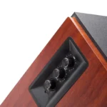 Edifier R1700BT Bluetooth Lifestyle Bookshelf Studio Speakers Brown - BT/Dual 3.5mm AUX/Limited Distortion DSP/DRC/Classic Wood Finish (R1700BT-BROWN) - Image 5