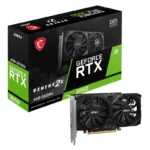 MSI nVidia Geforce RTX 3050 VENTUS 2X 6G OC Video Card, Boost: 1492 MHz, CUDA 2304 Units, 6GB GDDR6, HDMIâ„¢ x 2