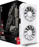 XFX Swift AMD Radeon RX 9060 Gaming Edition with 8GB GDDR6 HDMI 2xDP, AMD RDNA 4 (RX-96SWFT8BB)-Bulk