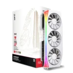 XFX AMD Radeon RX 9070XT Mercury OC Magnetic Air Edition 16GB GDDR6 Video Card - White (RX-97TMARGW9)
