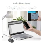 StarTech Universal Laptop Lock (2m) 25-Pack-TAA-UNIVCS25-LAPTOP-LOCK - Image 3