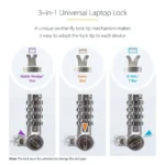 StarTech Universal Laptop Lock (2m) 25-Pack-TAA-UNIVCS25-LAPTOP-LOCK - Image 4