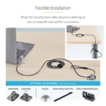 StarTech Universal Laptop Lock (2m) 25-Pack-TAA-UNIVCS25-LAPTOP-LOCK - Image 6